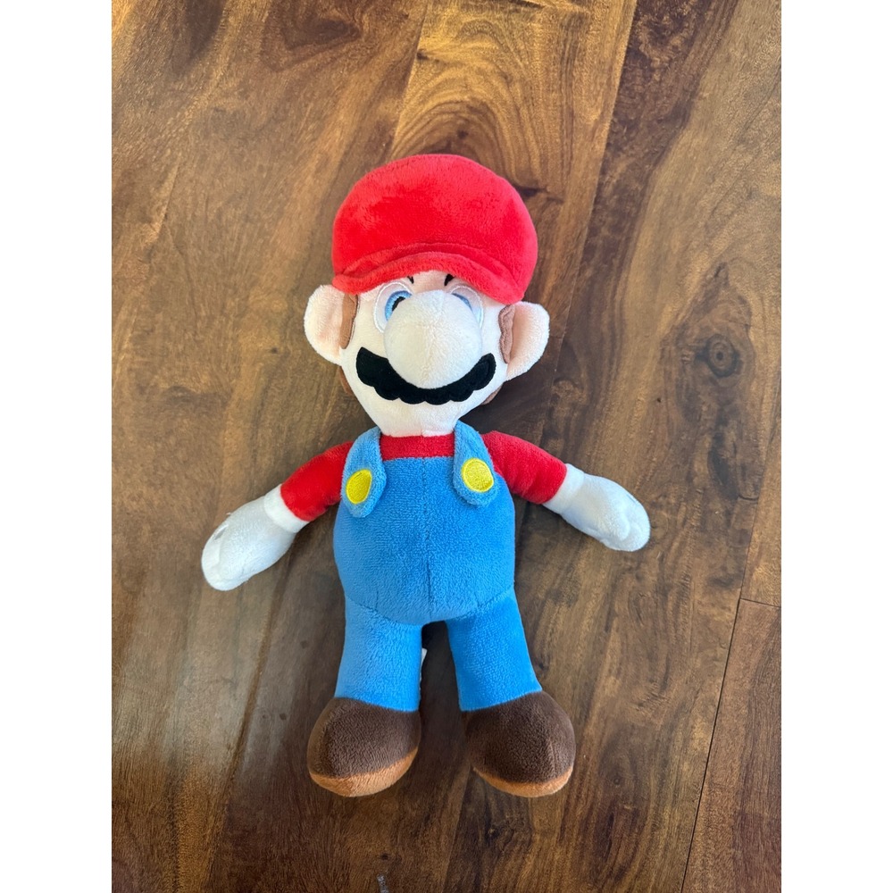 Super Mario 2020 Nintendo 13" Plush Missing Signature M on Hat Rare Find